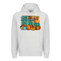 Dove Grey hey there pumpkin Premium Hoodie - RanaPortraitStore