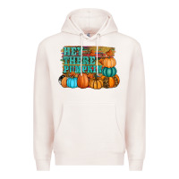Pale Pink hey there pumpkin Premium Hoodie - RanaPortraitStore
