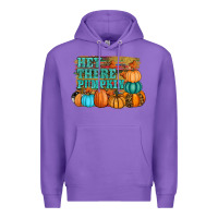 Purple hey there pumpkin Premium Hoodie - RanaPortraitStore