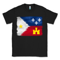 Black louisiana flag background Classic Tee - BarkalooDesign