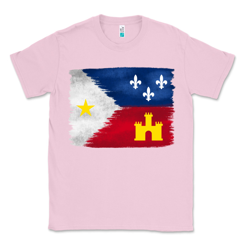 Louisiana Flag Background Classic Tee by BarkalooDesign | Teevron