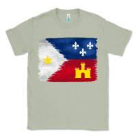 Matcha louisiana flag background Classic Tee - BarkalooDesign