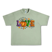 Oil Green Halloween Love Urban Heavy Tee - Artiststas