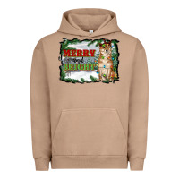 Pigment Burro merry and bright shiba inu Urban Hoodie - RanaPortraitStore