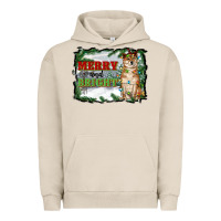 Pigment French Oak merry and bright shiba inu Urban Hoodie - RanaPortraitStore