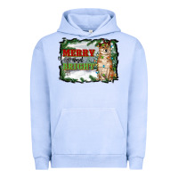 Pigment Grape Ice merry and bright shiba inu Urban Hoodie - RanaPortraitStore