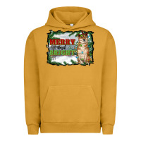 Pigment Peanut Butter merry and bright shiba inu Urban Hoodie - RanaPortraitStore