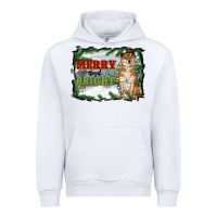 White merry and bright shiba inu Urban Hoodie - RanaPortraitStore