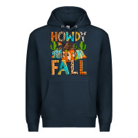 Navy howdy fall Premium Hoodie - Zillion Design Studio