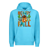 Ocean Blue howdy fall Premium Hoodie - Zillion Design Studio