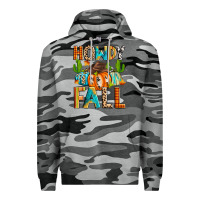 Slate Camo howdy fall Premium Hoodie - Zillion Design Studio