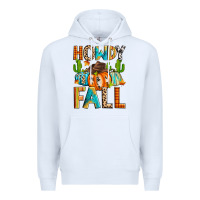 White howdy fall Premium Hoodie - Zillion Design Studio