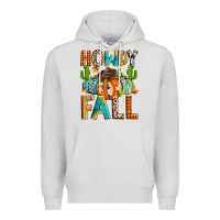 Dove Grey howdy fall Premium Hoodie - Zillion Design Studio