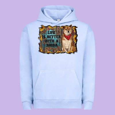 Life Is Better With A Shiba Urban Hoodie Designed By Ranaportraitstore