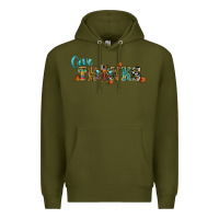 Army Green give thanks Premium Hoodie - RanaPortraitStore