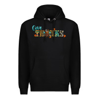 Black give thanks Premium Hoodie - RanaPortraitStore
