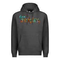 Charcoal Heather give thanks Premium Hoodie - RanaPortraitStore
