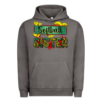 Pigment Tornado softball sister with leopard Urban Hoodie - Zillion Design Studio