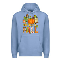 Colony Blue happy fall Premium Hoodie - Zillion Design Studio