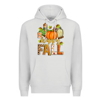 Dove Grey happy fall Premium Hoodie - Zillion Design Studio
