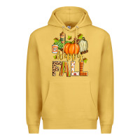 Antique Gold happy fall Premium Hoodie - Zillion Design Studio