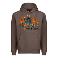 Coffee thankful and blessed Premium Hoodie - RanaPortraitStore
