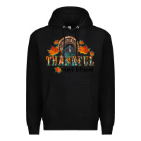 Black thankful and blessed Premium Hoodie - RanaPortraitStore