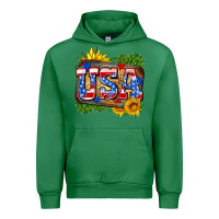 Emerald usa Urban Hoodie - Zillion Design Studio