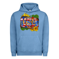 Pigment Pebble Blue usa Urban Hoodie - Zillion Design Studio