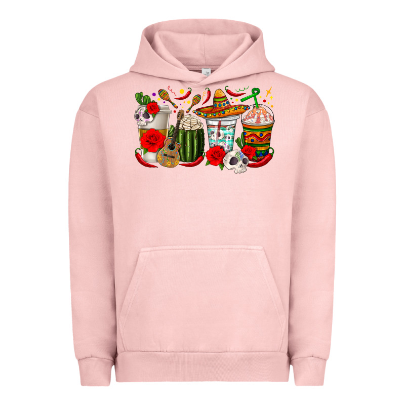 Hispanic Heritage Month Coffee Cups Urban Hoodie by texasbilliewilder | Teevron