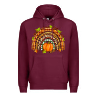 Burgundy fall rainbow Premium Hoodie - Zillion Design Studio