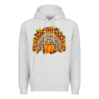 Dove Grey fall rainbow Premium Hoodie - Zillion Design Studio