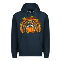Navy fall rainbow Premium Hoodie - Zillion Design Studio