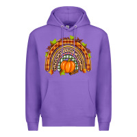 Purple fall rainbow Premium Hoodie - Zillion Design Studio