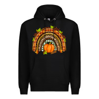 Black fall rainbow Premium Hoodie - Zillion Design Studio