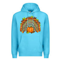 Ocean Blue fall rainbow Premium Hoodie - Zillion Design Studio