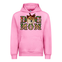 Fuchsia Pink dog mom shiba inu Urban Hoodie - RanaPortraitStore