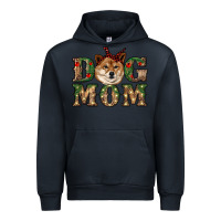 Navy dog mom shiba inu Urban Hoodie - RanaPortraitStore