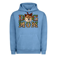 Pigment Pebble Blue dog mom shiba inu Urban Hoodie - RanaPortraitStore