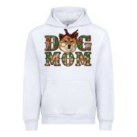 White dog mom shiba inu Urban Hoodie - RanaPortraitStore