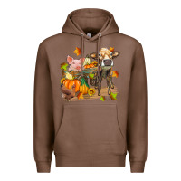 Chestnut fall farm animals Premium Hoodie - Zillion Design Studio