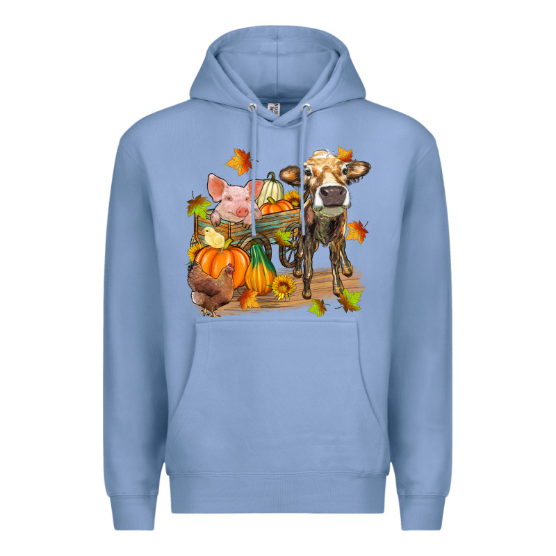 Fall Farm Animals Premium Hoodie by Zillion Design Studio | Teevron