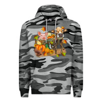 Slate Camo fall farm animals Premium Hoodie - Zillion Design Studio