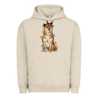 Pigment French Oak christmas lights shiba inu Urban Hoodie - RanaPortraitStore
