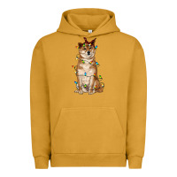 Pigment Peanut Butter christmas lights shiba inu Urban Hoodie - RanaPortraitStore