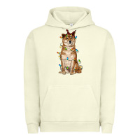 Pigment Pistachio christmas lights shiba inu Urban Hoodie - RanaPortraitStore
