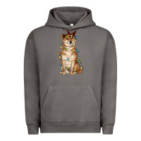 Pigment Tornado christmas lights shiba inu Urban Hoodie - RanaPortraitStore
