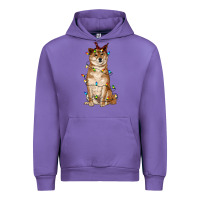 Tulip christmas lights shiba inu Urban Hoodie - RanaPortraitStore