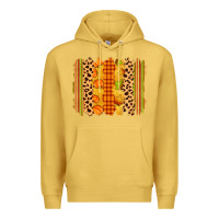 Antique Gold fall brushstroke Premium Hoodie - Zillion Design Studio
