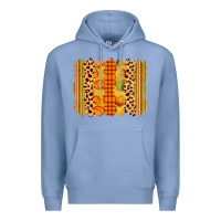 Colony Blue fall brushstroke Premium Hoodie - Zillion Design Studio